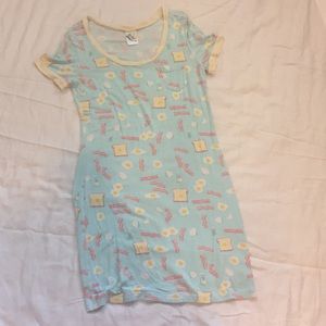 Munki Munki breakfast themed nightgown.